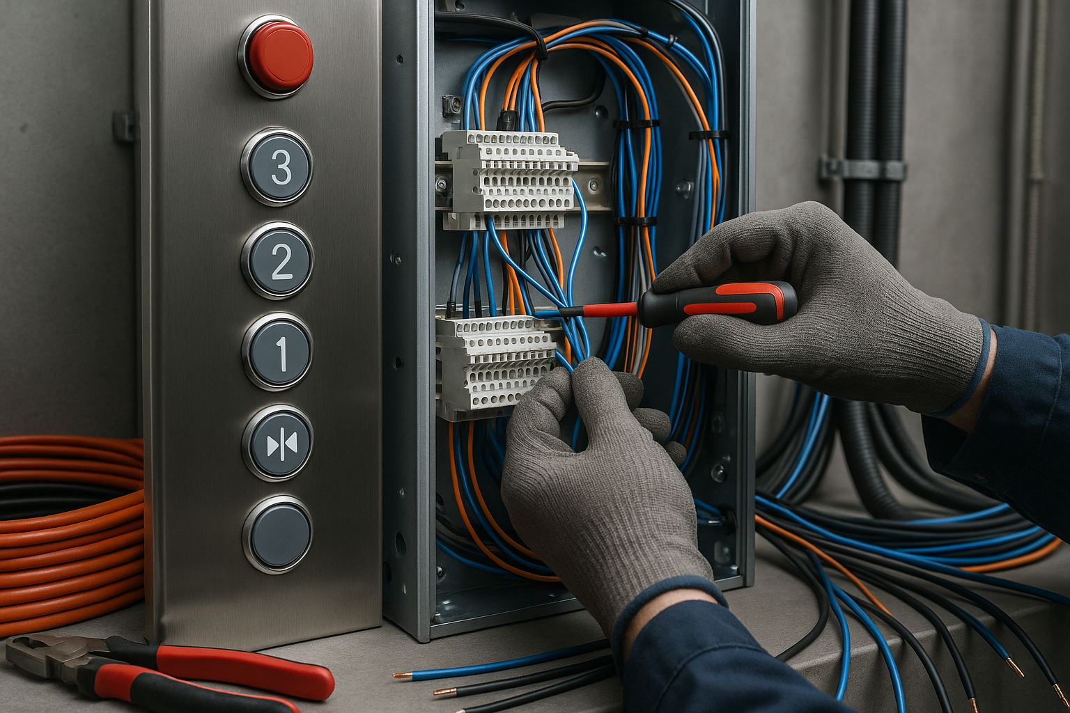 Control panel installation